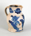 Pennsylvania Remmey type stoneware pitcher 19th c