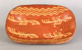 Redware loaf dish 19th c