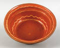 Shenandoah Valley redware mixing bowl 19th c
