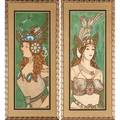 Art nouveau portraits