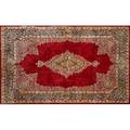 Four kirman area rugs