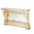 Neoclassical style painted and parcel gilt console