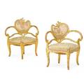 Joan busquets pair of corner chairs