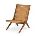 Style of gio ponti folding lounge chair