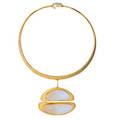 Haroldo burlemarx opal 18k gold necklace brazil
