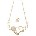 Chopard happy diamond 18k rose gold necklace  ring