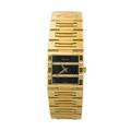 Ladys piaget dancer 18k gold diamond  onyx watch