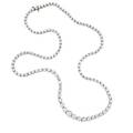 Diamond  platinum riviere necklace