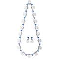 Mangiarotti faceted moonstone sapphire diamond suite