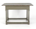 Pennsylvania or Delaware painted pine and maple tavern table ca 1770