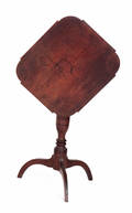 American Federal cherry candlestand ca 1800