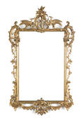Georgian style giltwood mirror