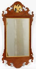 CHIPPENDALE MAHOGANY MIRROR CIRCA 1800