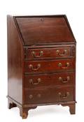 Petite English Mahogany Drop Front Secretary