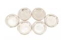 Set of 6 Sterling Silver Drinks Coasters