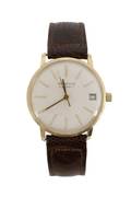 Tiffany  Co Gents Watch w Brown Lizard Band