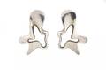 Pair Henning Coppel for Jensen Splash Earrings