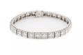 Ladies 14K White Gold  Diamond Tennis Bracelet