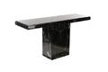 Modern Italian Black Marble Top Console Table