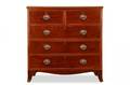 English Georgian Mahogany Bowfront Dresser