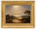 Francois Edme Ricois Seaside Landscape Oil