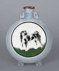 Staffordshire flask 19th c