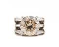 GIA Certified 677ct Champagne Diamond Ring