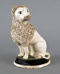 Staffordshire figure of a dog early 19th c
