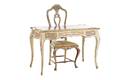 Venetian Rococo Polychrome Mirrored Desk  Chair