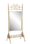 Aesthetic Movement Simulated Bamboo Cheval Mirror