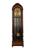 Herschede 9 Tube Mahogany Chiming Hall Clock
