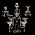 Fine Cut Glass Sweetmeat Epergne Candelabrum