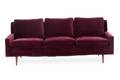 Milo Baughman for Thayer Coggin Velvet Sofa