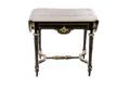 Napoleon III Style Ebonized  Brass Inlaid Table