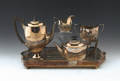 Silver plated tea service