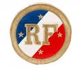 Republic de France Round Metal Medallion