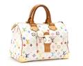 Louis Vuitton White Multicolore Monogram Speedy 30