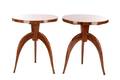 Pair of Art Deco Style Tripod Occasional Tables
