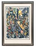 Marcel Janco Cabaret Voltaire Dadaist Litho