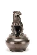 Modern Japanese Figural Tiger Bronze Censer