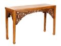 Chinese Carved Wood Console Table 19th C
