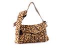 Valentino Leopard Print  Brown Leather Handbag