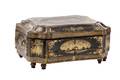 Chinese Chinoiserie Motif Lacquered Sewing Box