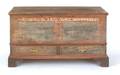 Pennsylvania painted poplar dower chest dated 1795