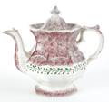 Purple spatter coffee pot 19th c