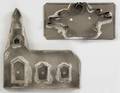 Two tinned sheet iron cookie cutters 19th c