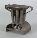 Diminutive tin sixtube candlemold 19th c