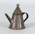 Miniature Pennsylvania tin coffee pot 19th c