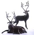 Bronze Stag Sculptures