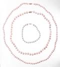 Freshwater Pearl Necklaces and Bracelet
